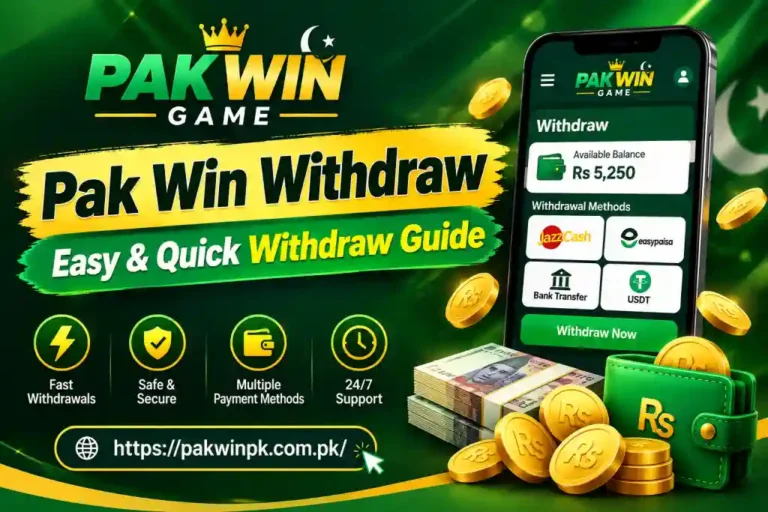 Pak Win Game withdraw
